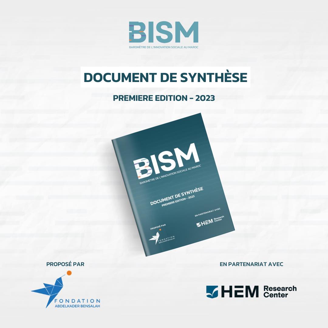 Présentation des résultats du premier Baromètre de l'Innovation Sociale du Maroc (BISM)