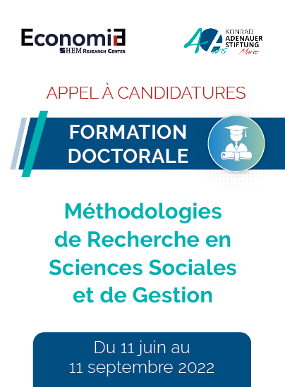 Appel à candidature : Formation Doctorale en Méthodologies de Recherche en Sciences Sociales et de Gestion 