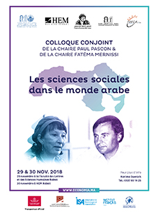 Colloque international de la chaire Fatéma Mernissi et La chaire Paul Pascon 