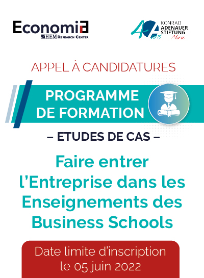 Appel à candidatures : Programme de formation études de cas 